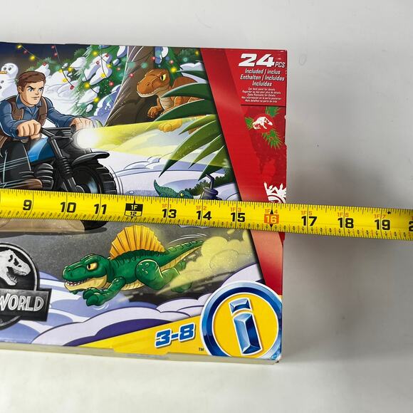 Imaginext Jurassic World Advent Calendar 2022 Dinosaur Playset New Sealed 24 Pcs - Picture 5 of 7